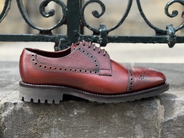 Loake Derby Commando Brown Grain