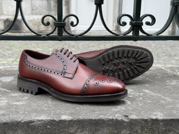 Loake Derby Commando Brown Grain