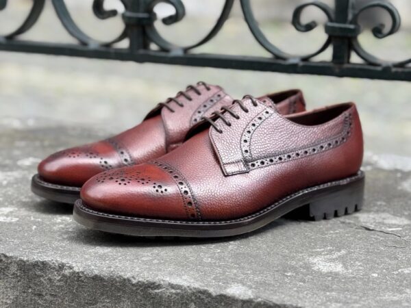Loake Derby Commando Brown Grain