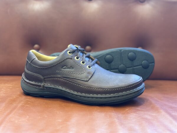 Clarks Nature Three Mahogany Leather