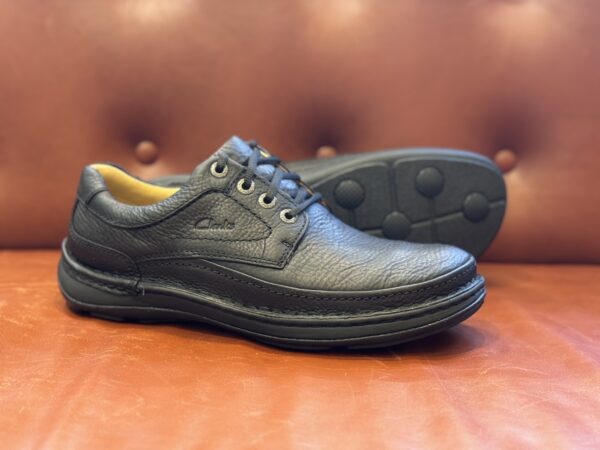 Clarks Nature Three Black Leather