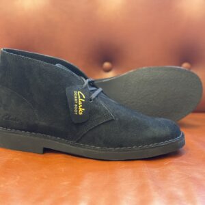 Clarks Desert Boot Black Suede EVO