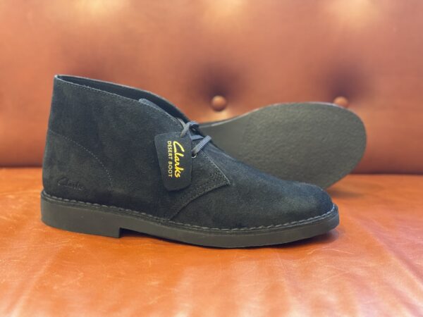 Clarks Desert Boot Black Suede EVO