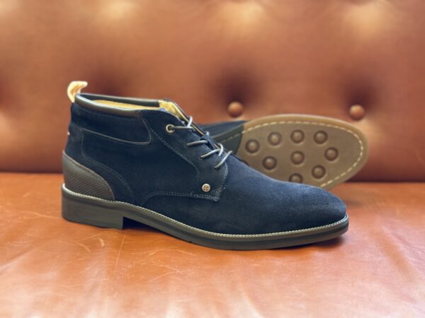 Berkelmans Silesia Navy Marino Suede