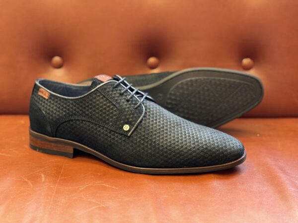 Berkelmans Oulton Black 3D Print Suede