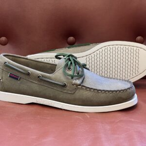 Sebago Portland Crazy Horse 909 Green Military