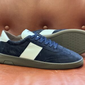 Rehab Footwear Zack 8100 Dark Blue Suede Leather
