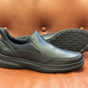Clarks Mullan Step Black Leather