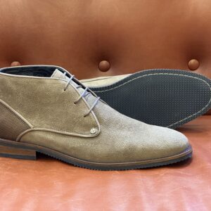 Berkelmans Dakar Taupe Suede Print